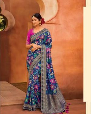 Saree Banarasi Silk 1077