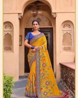 Saree Satin Georgette1107