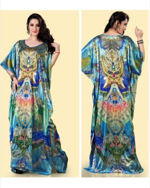 Fully Stitched Garment Satin Kaftan S38 203