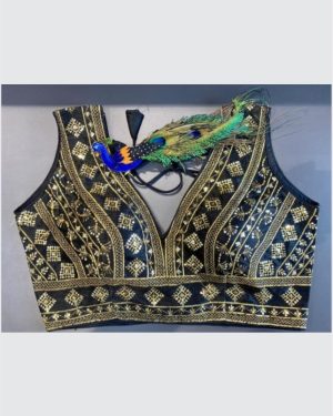 fully stitched garment - blouse - Black - size 36